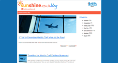 Desktop Screenshot of blog.sunshine.co.uk