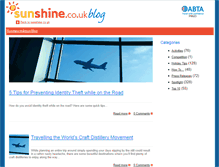 Tablet Screenshot of blog.sunshine.co.uk